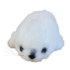 White Seal Plush Toy